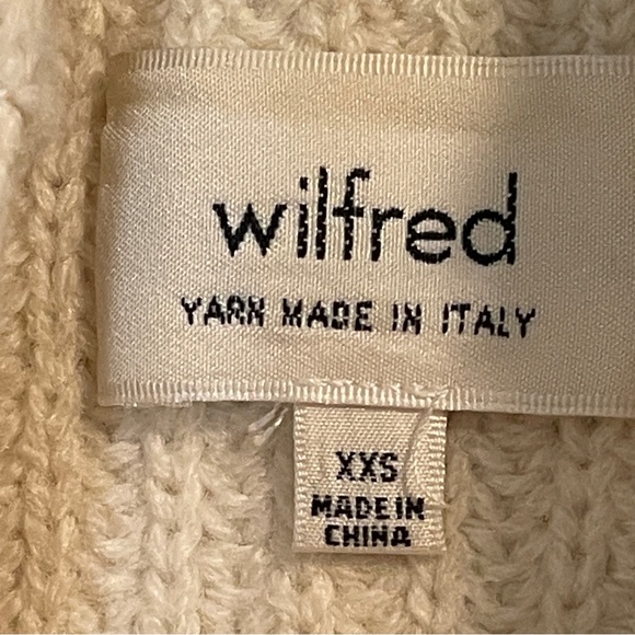 Wilfred Aritzia Sleeveless Sweater Cream XXS - Picture 5 of 5